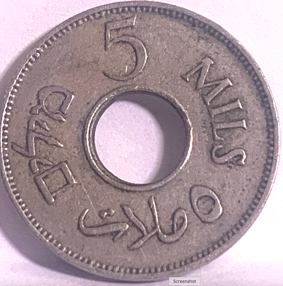 British Palestine 5 Mils (1927-1946) – Historic Coins from the British Mandate!