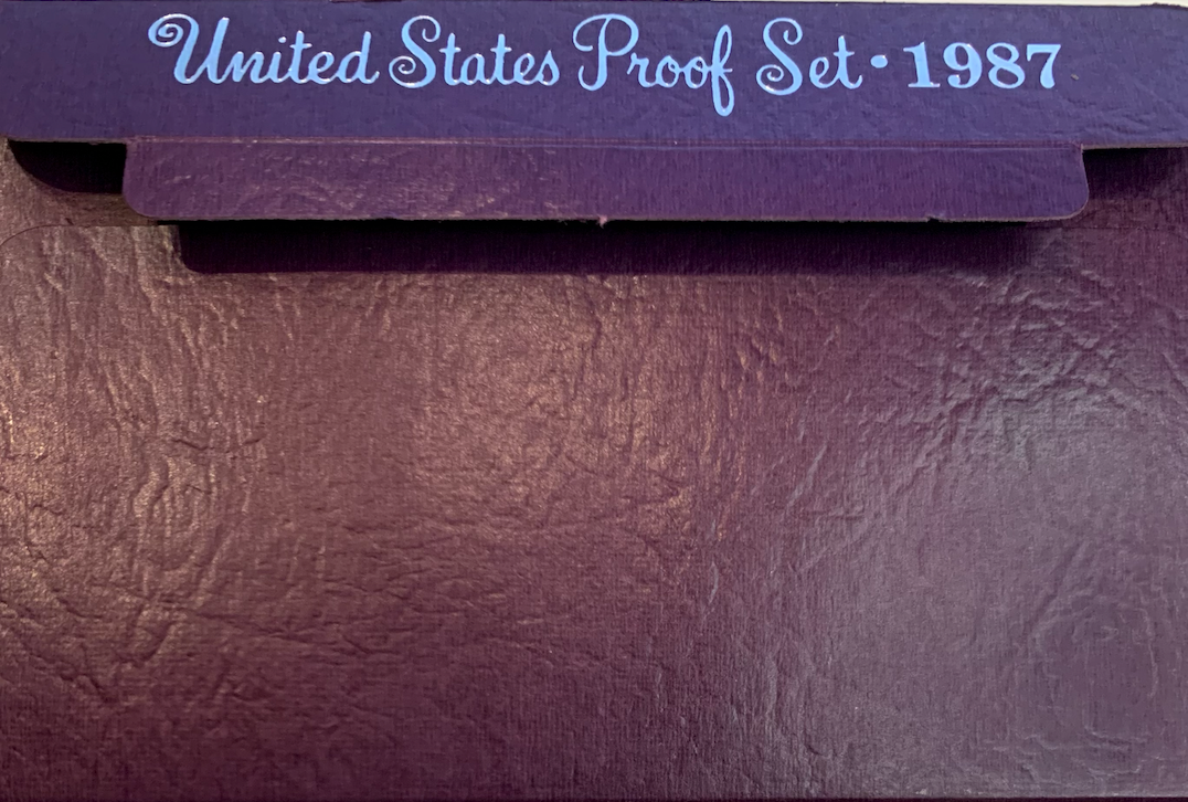 Collectible 1987 U.S. Mint Proof Set: Kennedy Half to Lincoln Cent