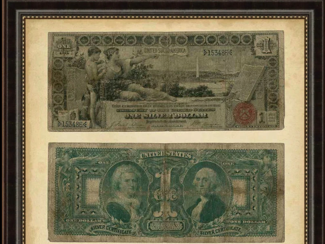 High-Quality Antique Currency Print - Home & Office Décor”