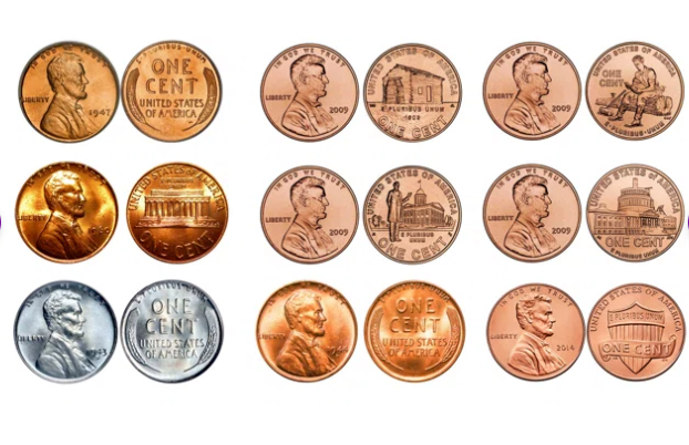 Historic Lincoln Cents & Jefferson Nickels Beginner Set”