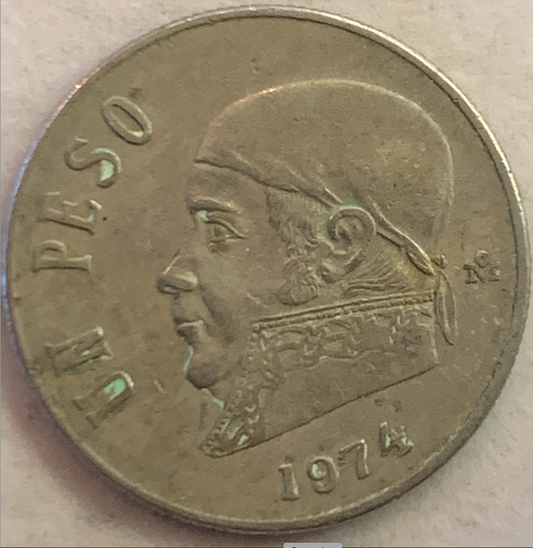 Historic 1970-1983 Mexico 1 Peso Coin