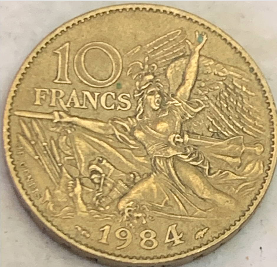 Rare 1984 10 Francs France Coin - Celebrating Francois Rude