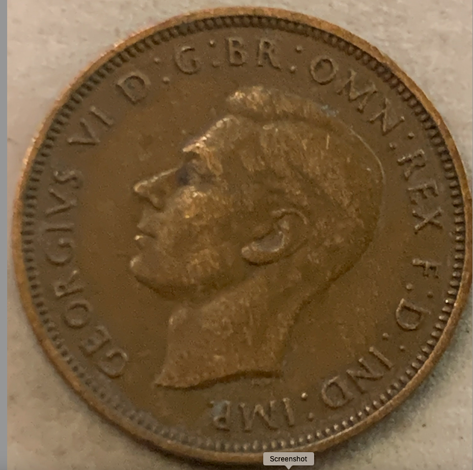 Exclusive Collector's Edition: 1949 United Kingdom 1/2 Penny Coin"