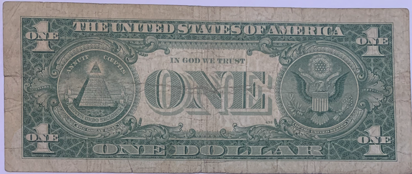 Rare 1957-B $1 Silver Certificate Star Note: Historic Blue Seal Bill