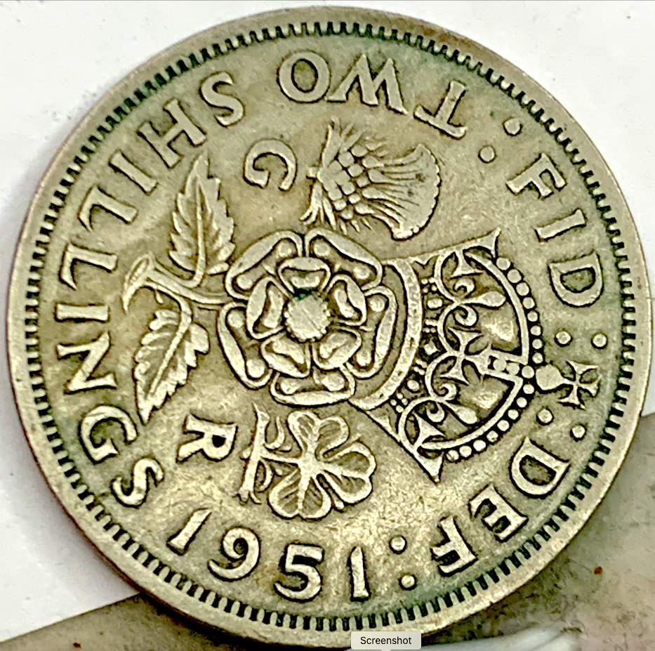 Two Shillings 1951