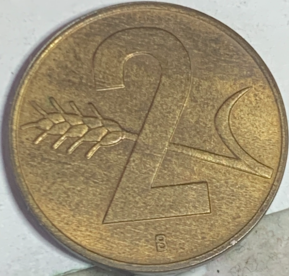 Switzerland 2 rappen, 1948-1974- Low Mintage