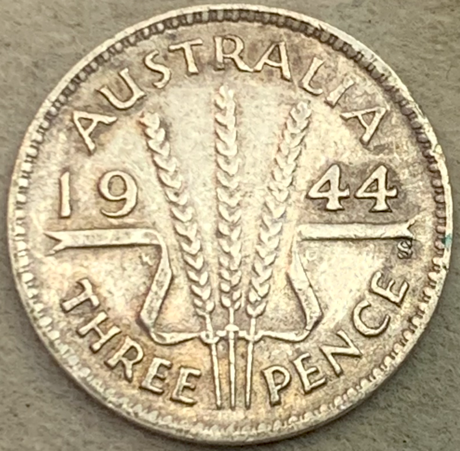 Invest in History: Authentic Australia 3 Pence 1943/44 Coin!"**