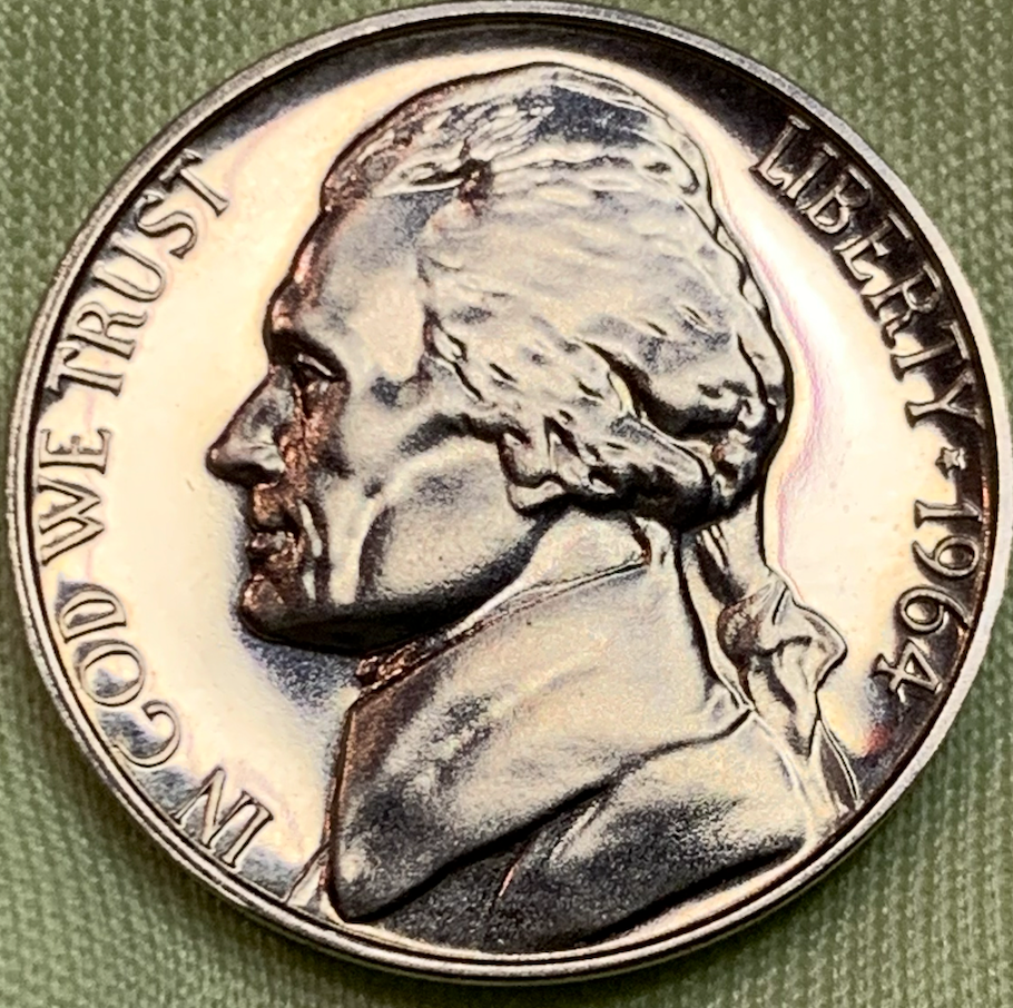 1964 Jefferson Nickel (Proof) – Exclusive Low Mintage Collectible Coin