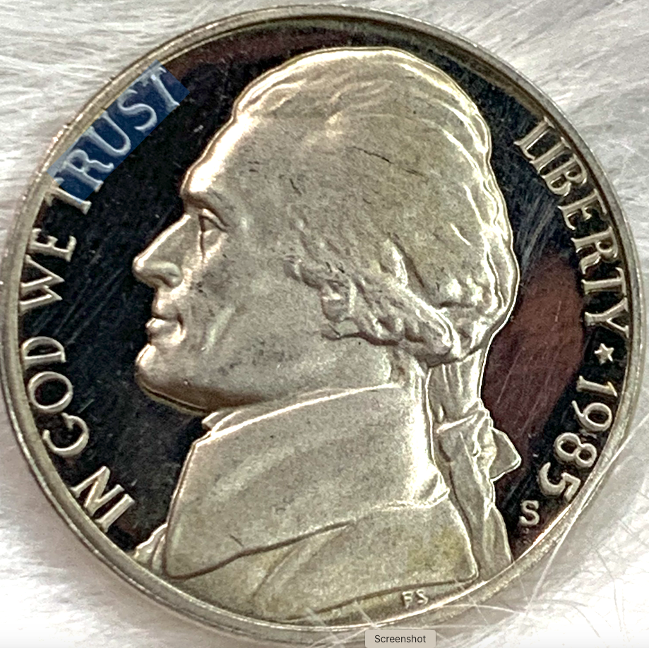 Rare 1985-S Jefferson Nickel - Only 3.36 Million Minted in Proof!