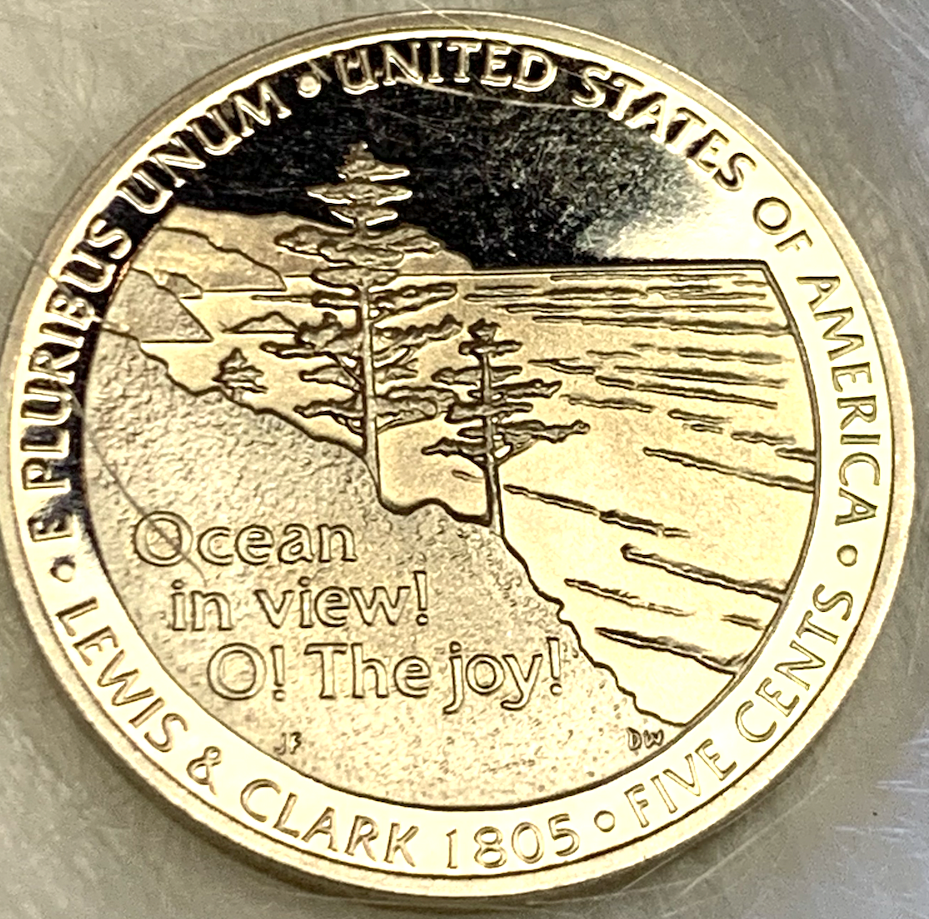 Extremely Rare 2005-S Proof Nickel - Commemorating Lewis & Clark, Only 3.34M Minted!