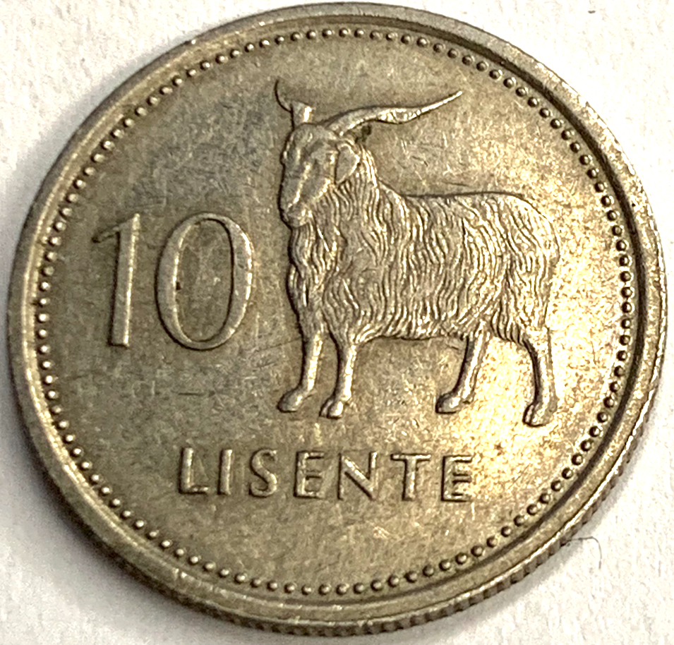 Historic Lesotho 10 Lisente Coin (1979) - Limited Mintage, Unique Collectors’ Find!