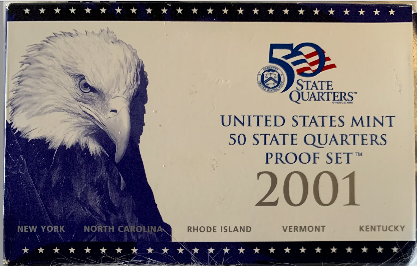 2000-S / 2001-S US Mint 50 State Quarters Proof Sets – Original Boxes/ COAs – Rare Collectibles”