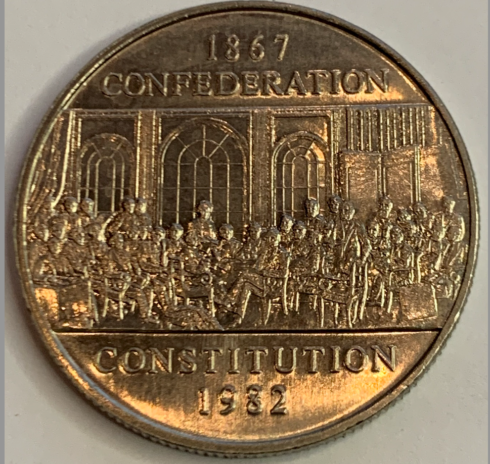 Rare Canada 1982 Proof Dollar – 115th Anniversary of Constitution