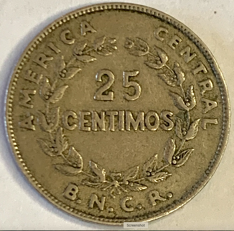 Exclusive 1937 Costa Rica 25 Céntimos Coin – A Collector’s Dream