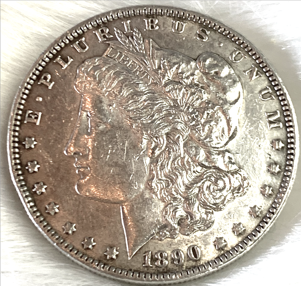 Exquisite 1890 Morgan Dollar – 90% Silver, Historic Philadelphia Minting