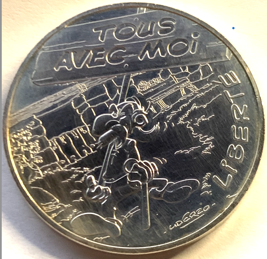 Exclusive Asterix Silver Coin - LIBERTÉ Tous Avec Moi - Only 125,000 Minted!