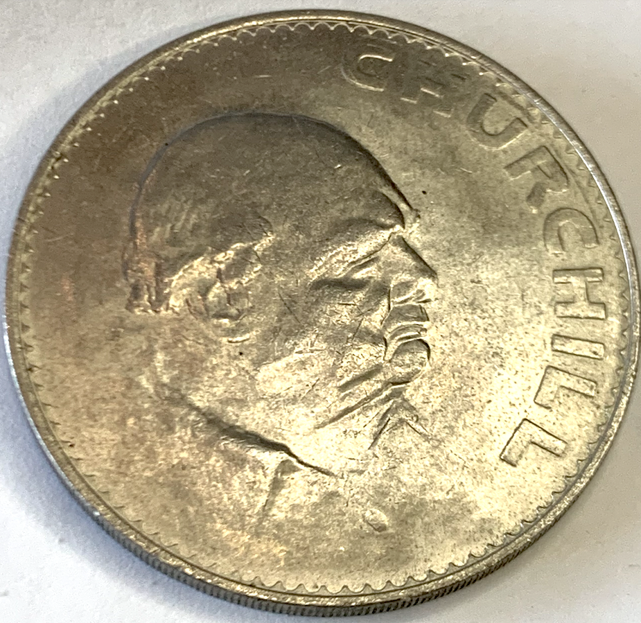 1965 UK Winston Churchill 5 Shillings Coin – Rare Commemorative Collectible