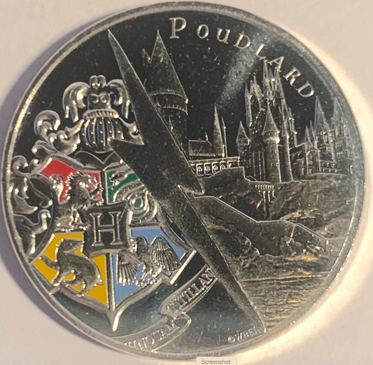 Exclusive Harry Potter Hogwarts Silver Coin – Only 75,000 Minted!