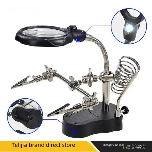 High Magnification Repair Assistance Clamp - Perfect for Mobile & Mainboard Repairs"