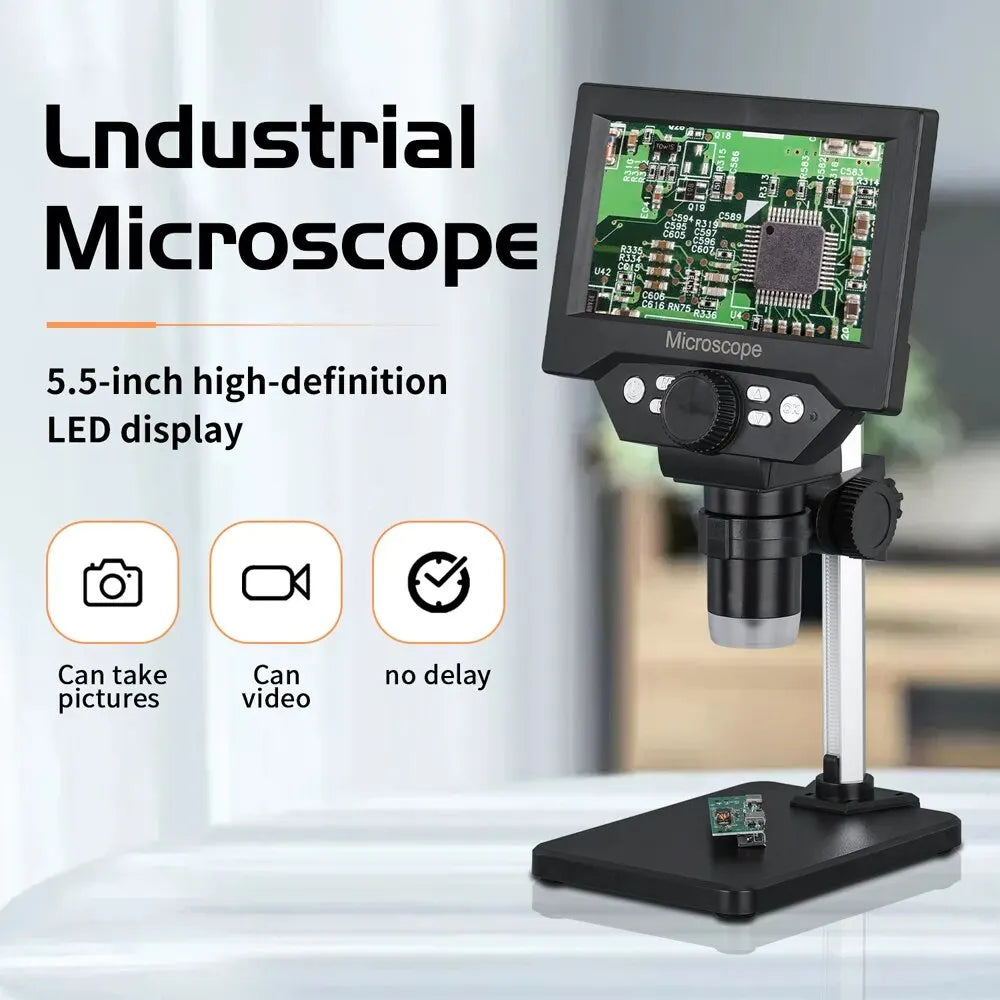 Collectible 5.5'' LCD Digital Microscope 1000X: Perfect for Detailed Coin and Banknote Inspection