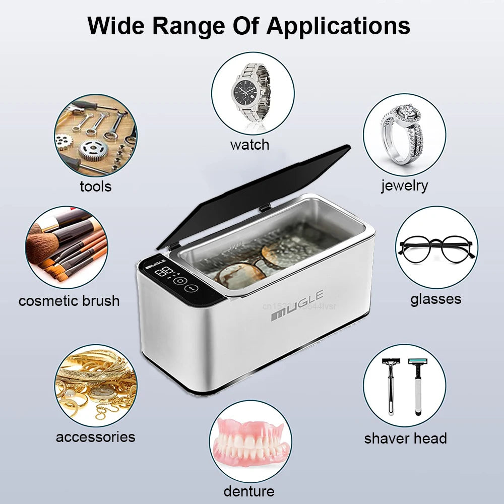 High-Frequency 35W Ultrasonic Cleaner for Jewelry & Glasses