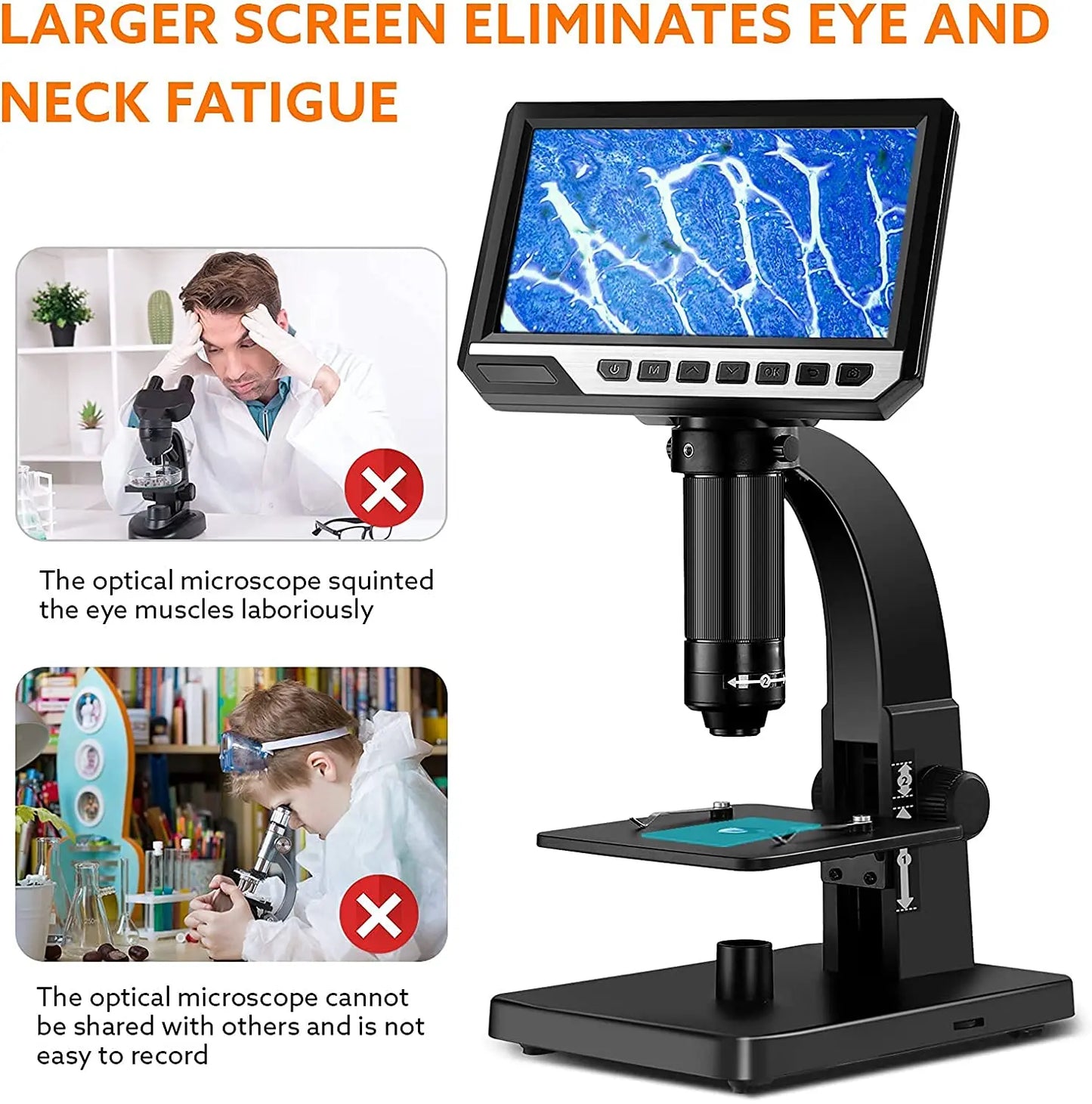 Versatile TOMLOV 2000X Microscope: Perfect for Detailed Coin and Banknote Inspection