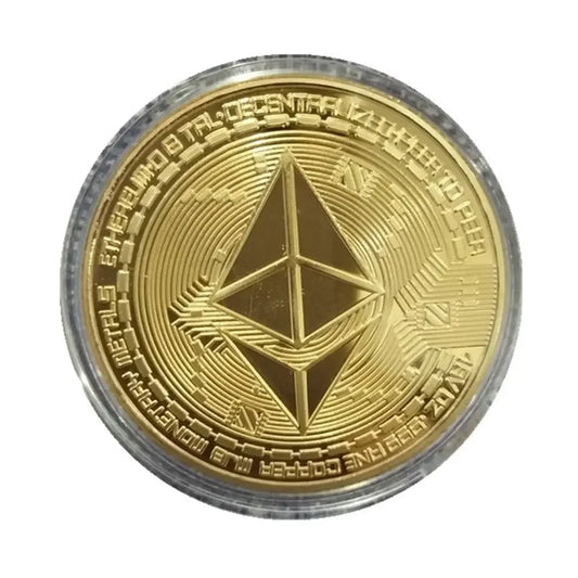 Modern Style Ethereum Imitation Coin - Perfect Collectible Gift and Souvenir"