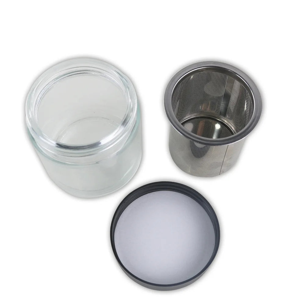 Jewelry Cleaning Jar with Sieve – Ideal for Watch Parts & Gems