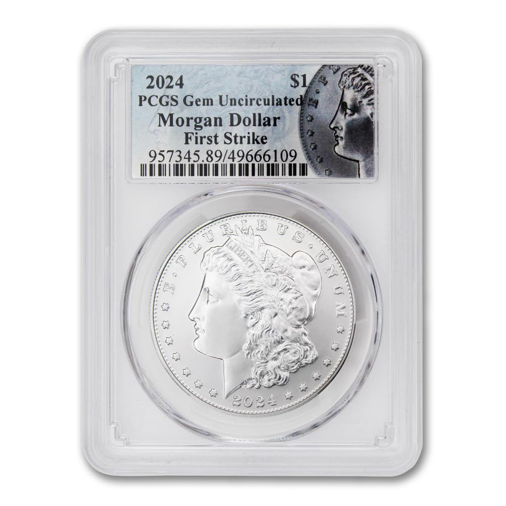 2024 - American Morgan Silver Dollar Coin Gem Uncirculated (First Strike) $1 PCGS GEMUNC