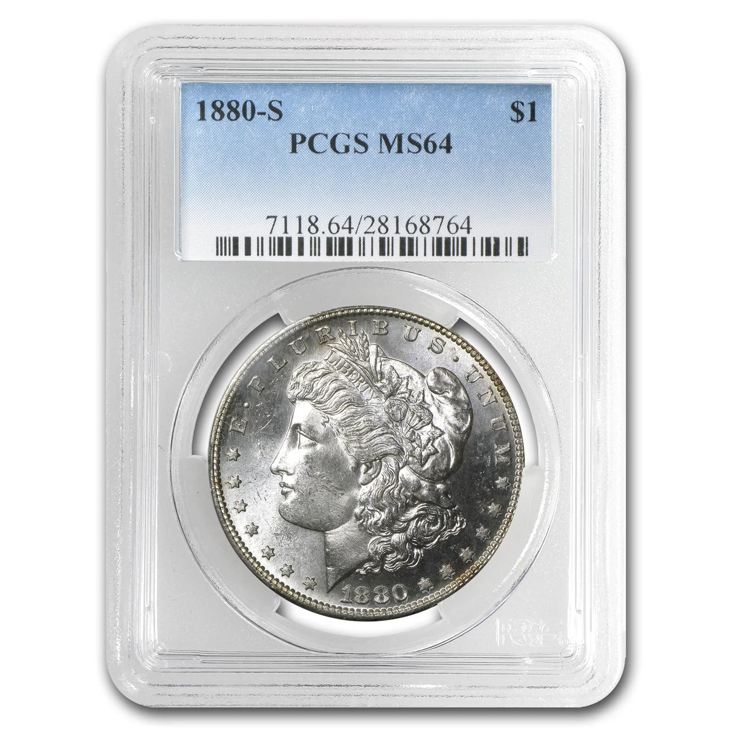 1880-S Morgan Dollar MS-64 PCGS