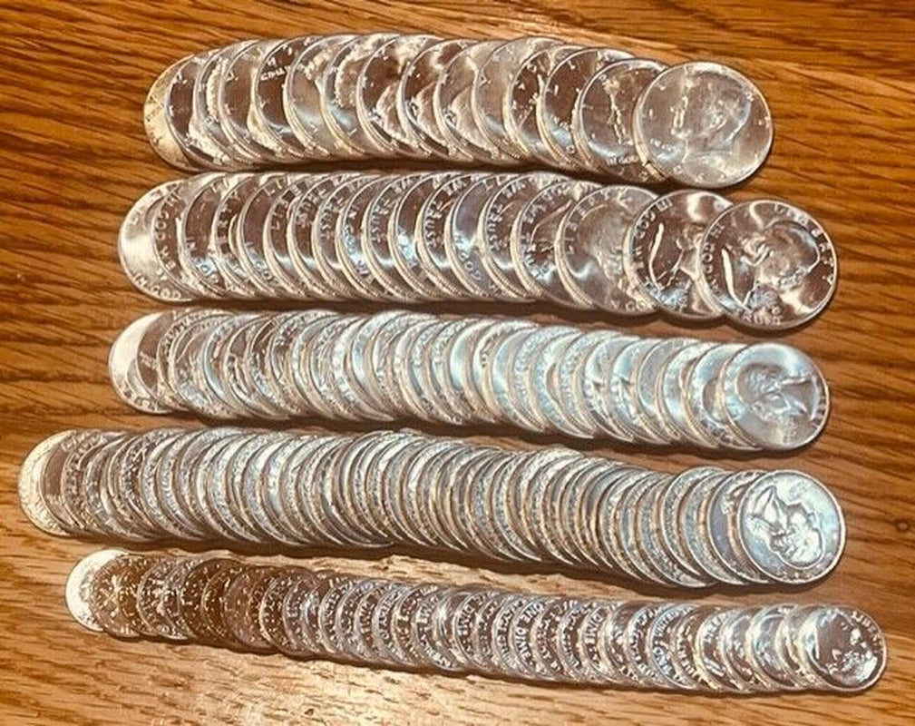 SILVER SALE LOT PRE 1965 MIXED 90% US OLD COINS SURVIVAL MONEY COINS