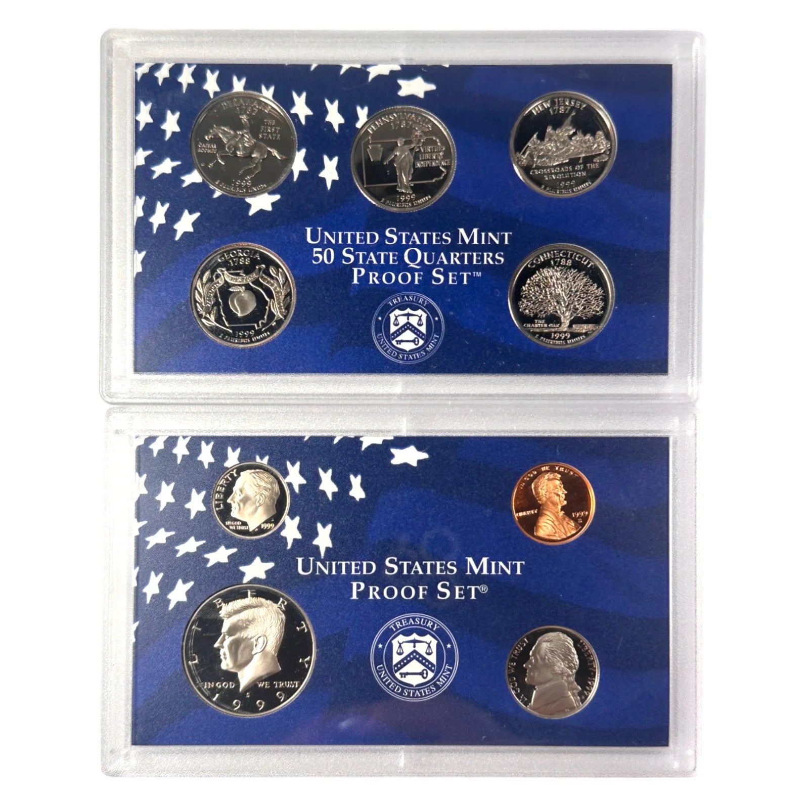 Last Proof Set of the 20Th Century 9 Pc United States Mint Proof Set 1999