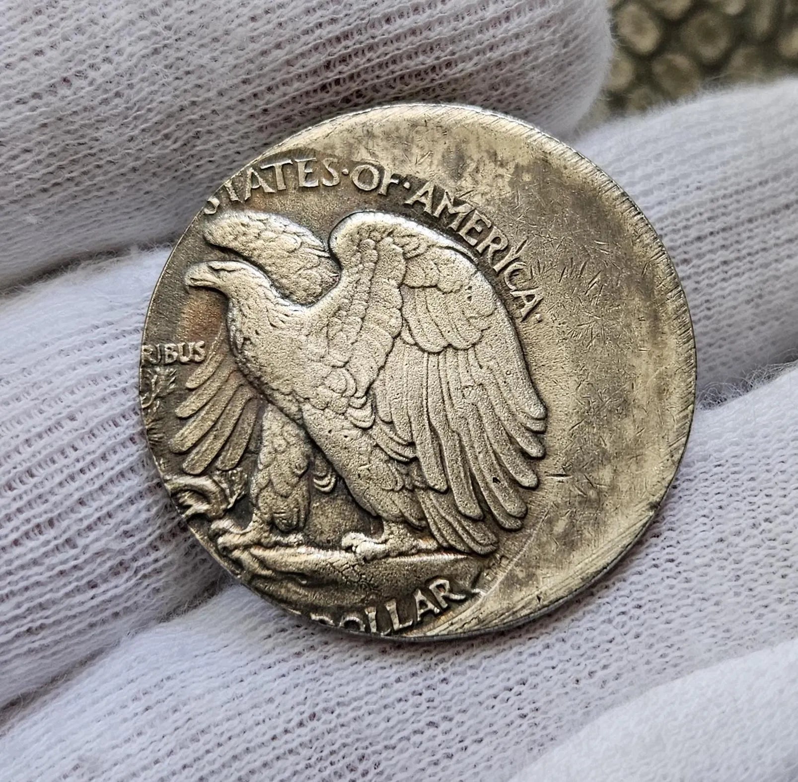 RARE USA Eagle Half Dollar 1918 Coin with ERROR Collectibles in Liberty Mint Collector Coin Gifted Coin Christmas Gift