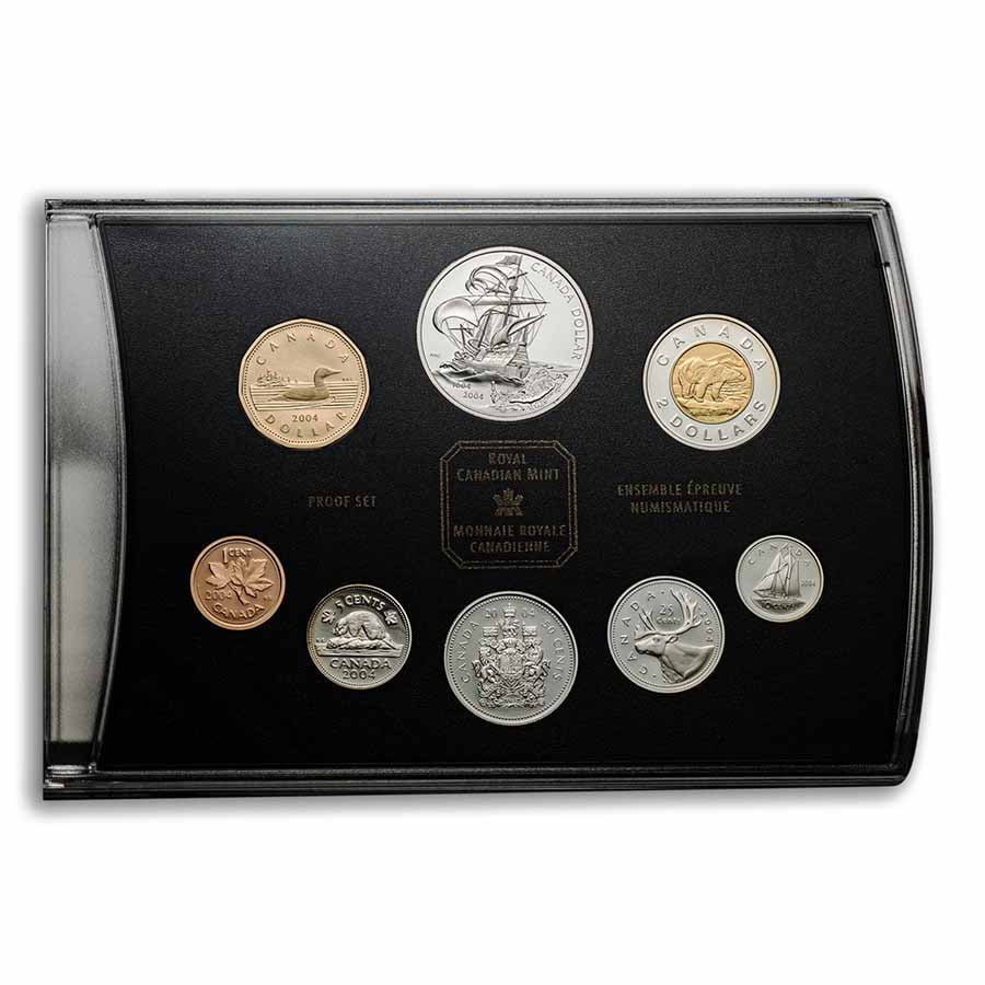 2004 Canada 8-Coin Silver Proof Set (First French Settlement)