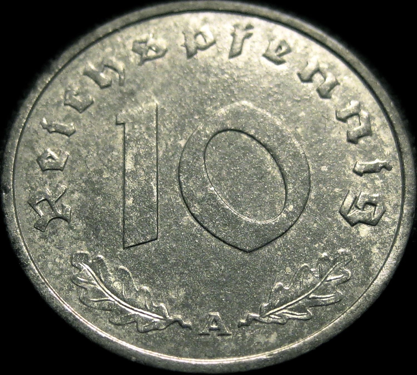 Authentic Germany Third Reich 10 Pfennig Coin World War II