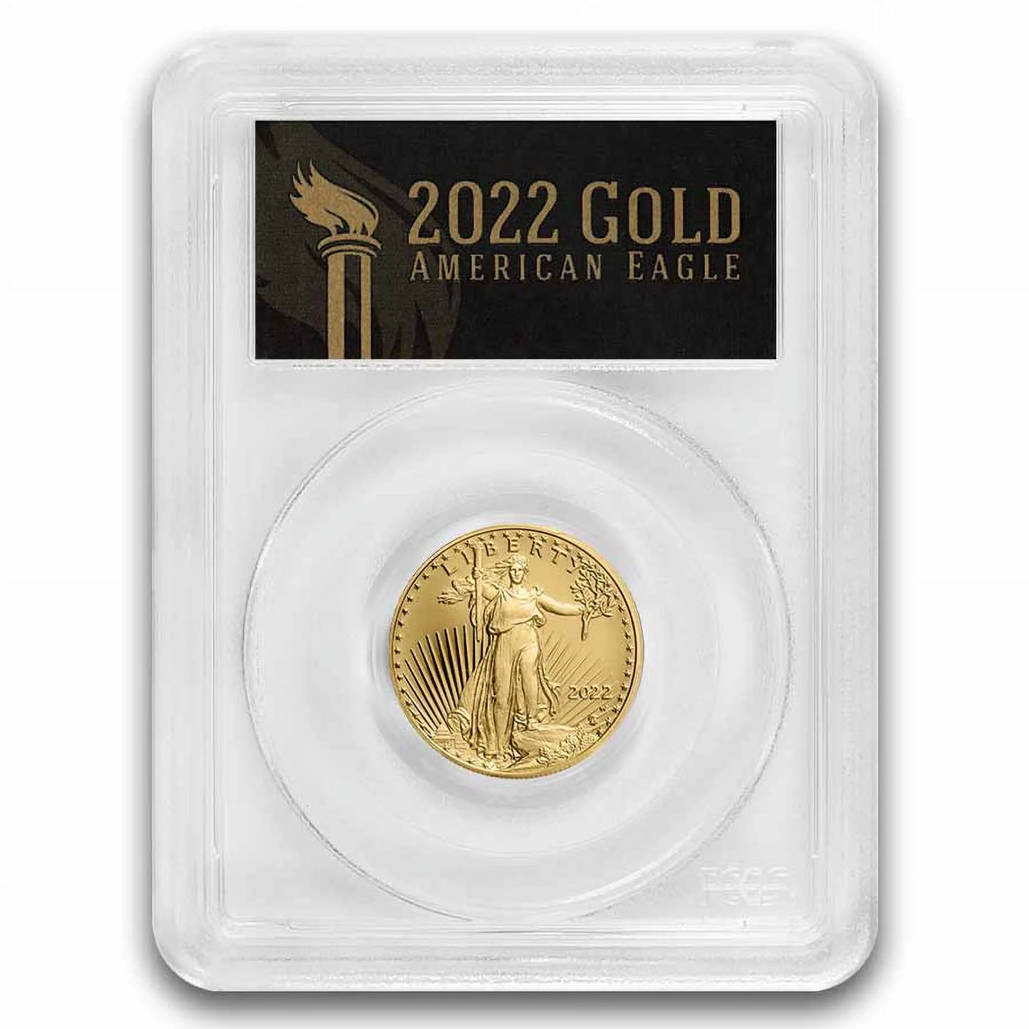 2022-W 4-Coin Proof Gold Eagle Set PR-70 PCGS (First Day, Black)