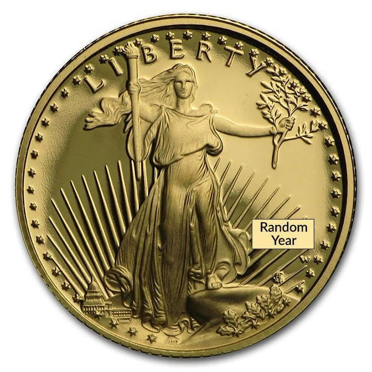 U.S. Mint, 1/10 Oz Proof Gold Eagle Coins, Bullion