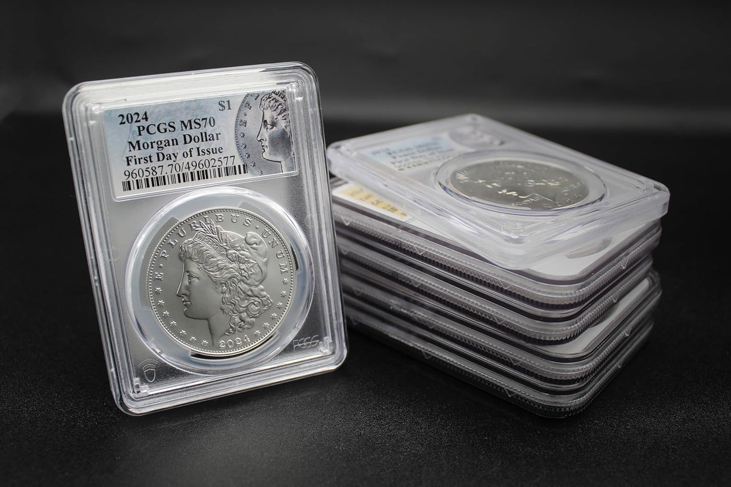 2024 American Silver Morgan Dollar Coin MS-70 (First Day of Issue) with Original Government Packaging $1 MS70 PCGS