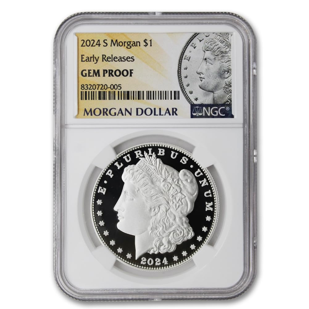 2024 S American Silver Morgan Dollar Proof Coin Gem Proof (Early Releases) $1 NGC GEMPF