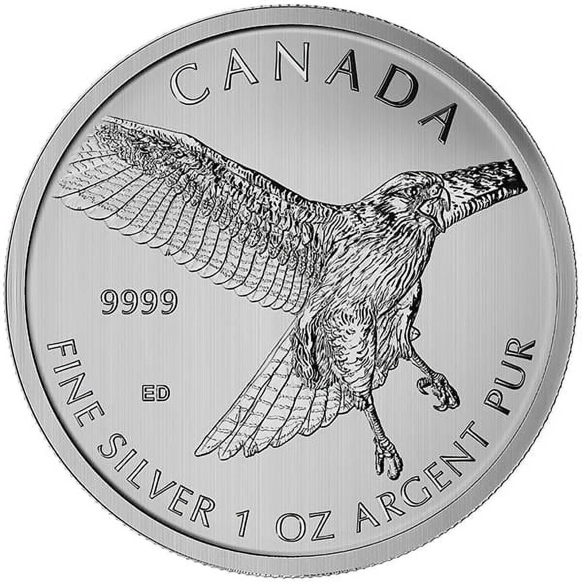 Royal Canadian Mint Canadian Birds of Prey - "Red-Tailed" Hawk, 1 Oz,Bullion