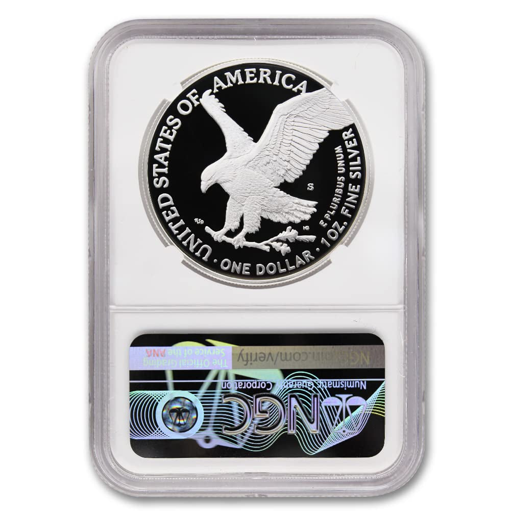 2022 S 1 Oz Proof American Silver Eagle PF-70 Ultra Cameo Coin (Early Releases) $1 NGC PF70UCAM