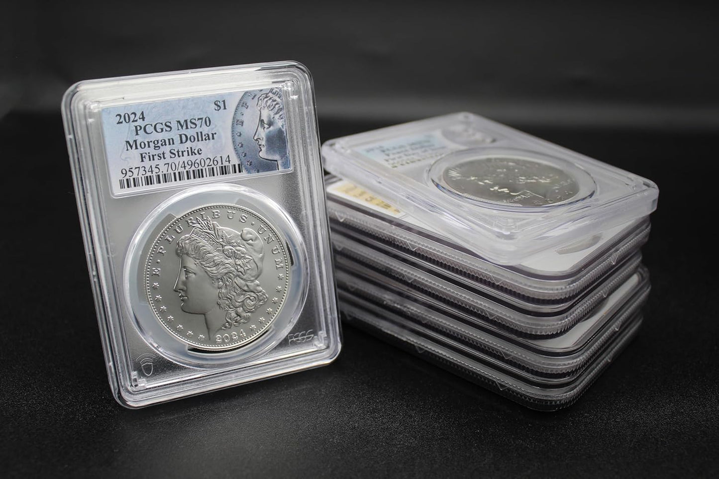 2024 - American Silver Morgan Dollar Coin MS-70 (First Strike) with Original Government Packaging $1 PCGS MS70