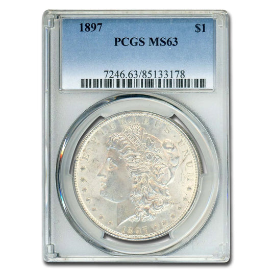 1897 Morgan Dollar MS-63 PCGS