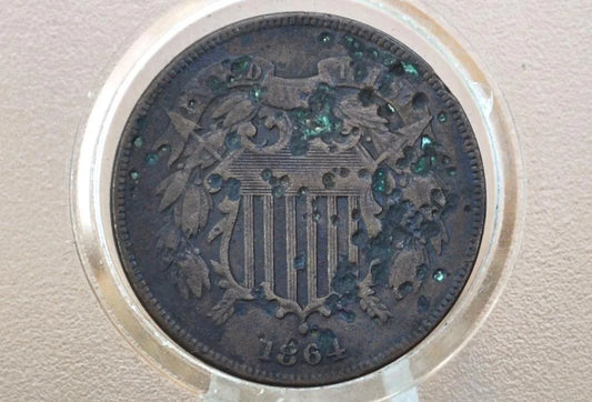 1864 Two Cent Us Coin - Choose by Grade / Condition - Civil War Era Coin - 1864 Us 2 Cent Coin 1864 Large Motto, United States 2 Cent Coin