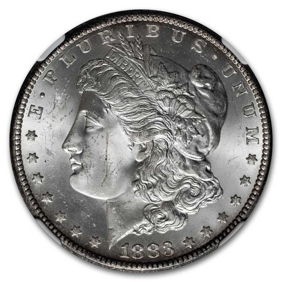 1883-CC Morgan Dollar MS-64 NGC