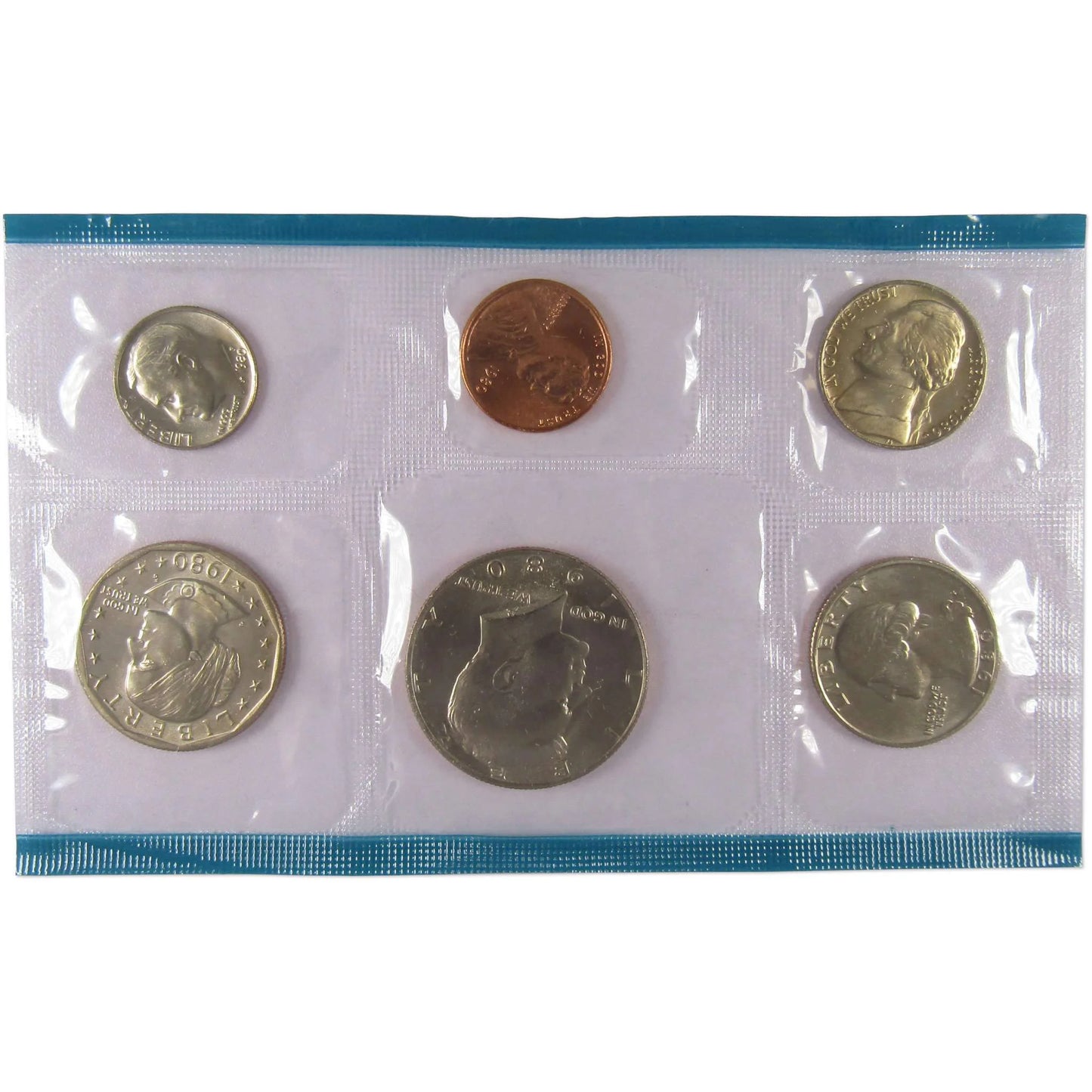 1980 Uncirculated Coin Set U.S Mint Original Government Packaging OGP