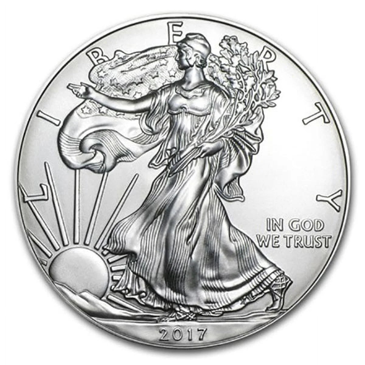 U.S. Mint'S 2017 American Silver Eagle Bullion Coin - 1 Troy Oz, .999 Pure