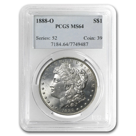 1888-O Morgan Dollar MS-64 PCGS