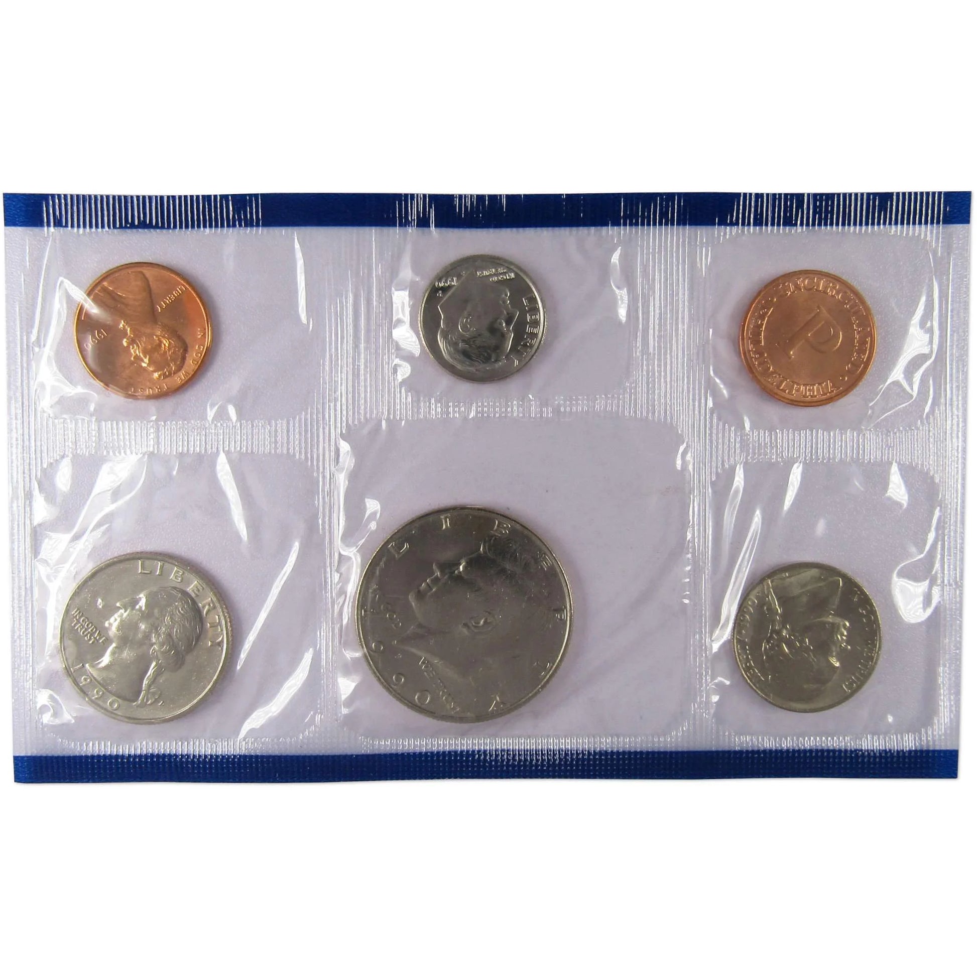 1990 Uncirculated Coin Set U.S Mint Original Government Packaging OGP