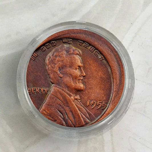 Error 1955|55 Doubled Die Lincoln Penny Coin Commemorative Rare Collectible Coins